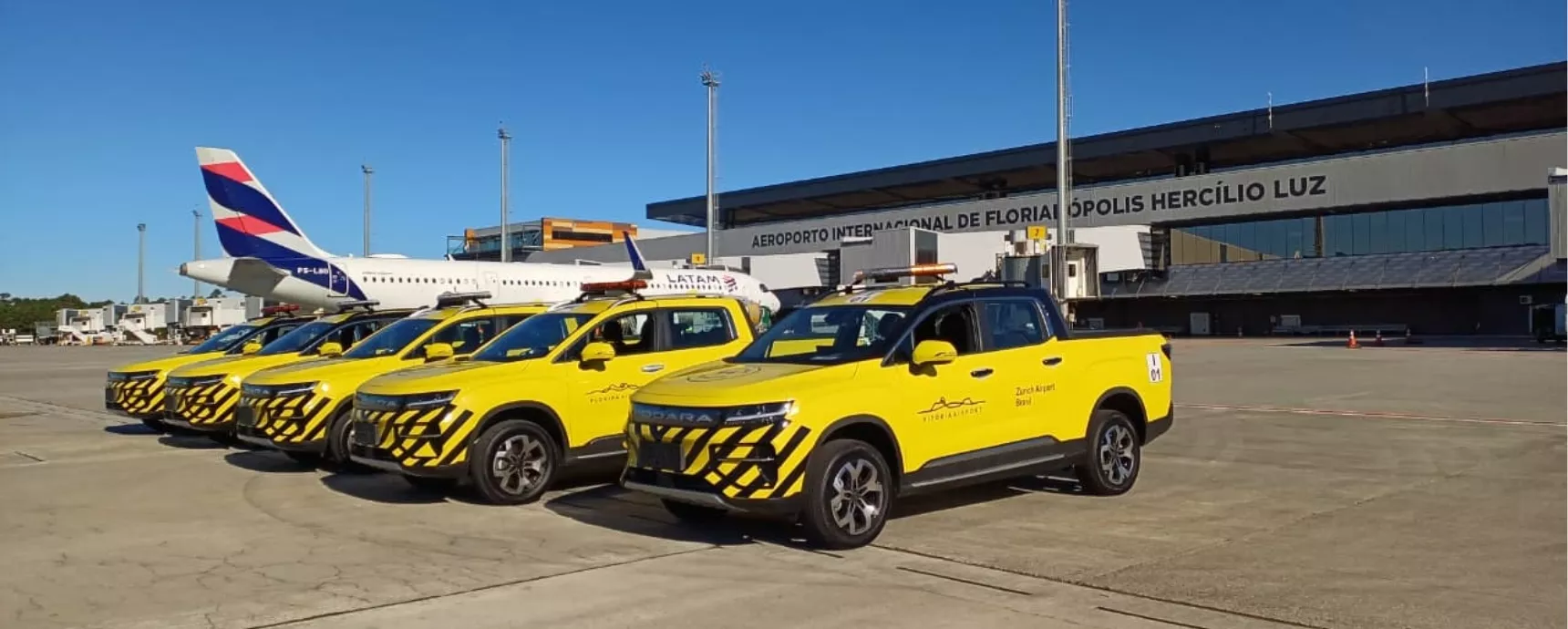 Zurich Airport Brasil adota viaturas elétricas na frota operacional Zurich Airport Brasil adota viaturas elétricas na frota operacional